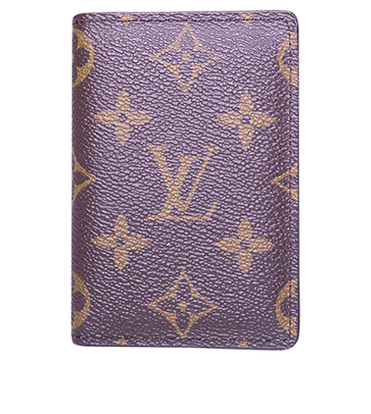 Louis Vuitton Pocket Organiser/Card Holder, &pound;200, Accessories, Brown, Coated Canvas, Front view